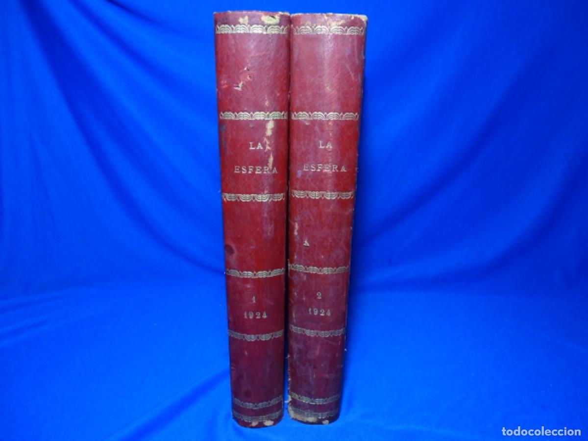 Coleccionismo de revistas y peri&oacute;dicos: REVISTA LA ESFERA 1924 ENCUADERNADO DOS TOMOS.