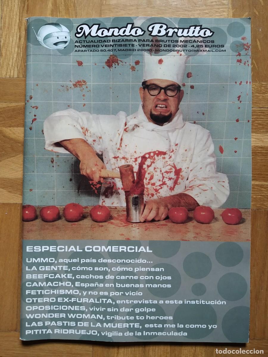 Coleccionismo de revistas y peri&oacute;dicos: REVISTA MONDO BRUTTO 27 FETICHE UMMO JOSE ANTONIO CAMACHO LA MUJER MARAVILLA EXTASIS SANCHEZ DRAGO