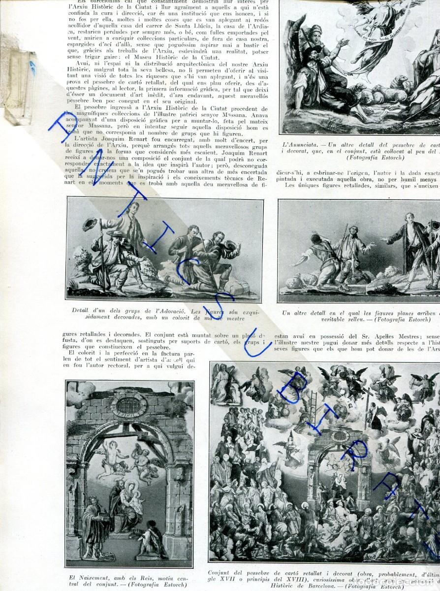 Coleccionismo de revistas y peri&oacute;dicos: REVISTA A&Ntilde;O 1935 PALAU GUELL PERE DAURA MOMPOU MONBRU PESEBRE DEL SIGLO XVII SANT SALVADOR SABADELL