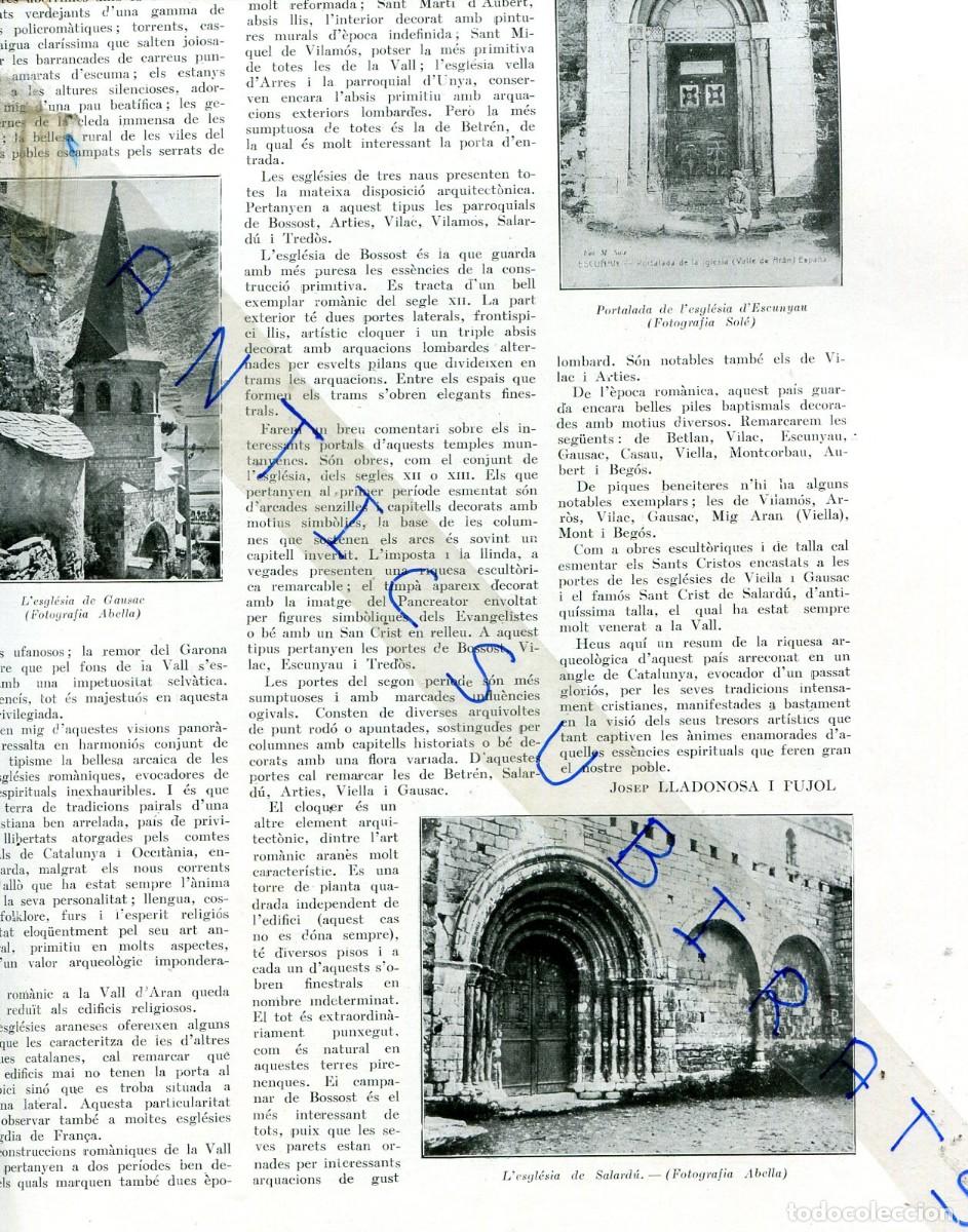 Coleccionismo de Revistas y Peri&oacute;dicos: REVISTA A&Ntilde;O 1935 JUGUETES VALL D'ARAN GAUSAC SALARDU ESCUNYAU GOIG DE MANRESA BENITO PEROJO VERBENA