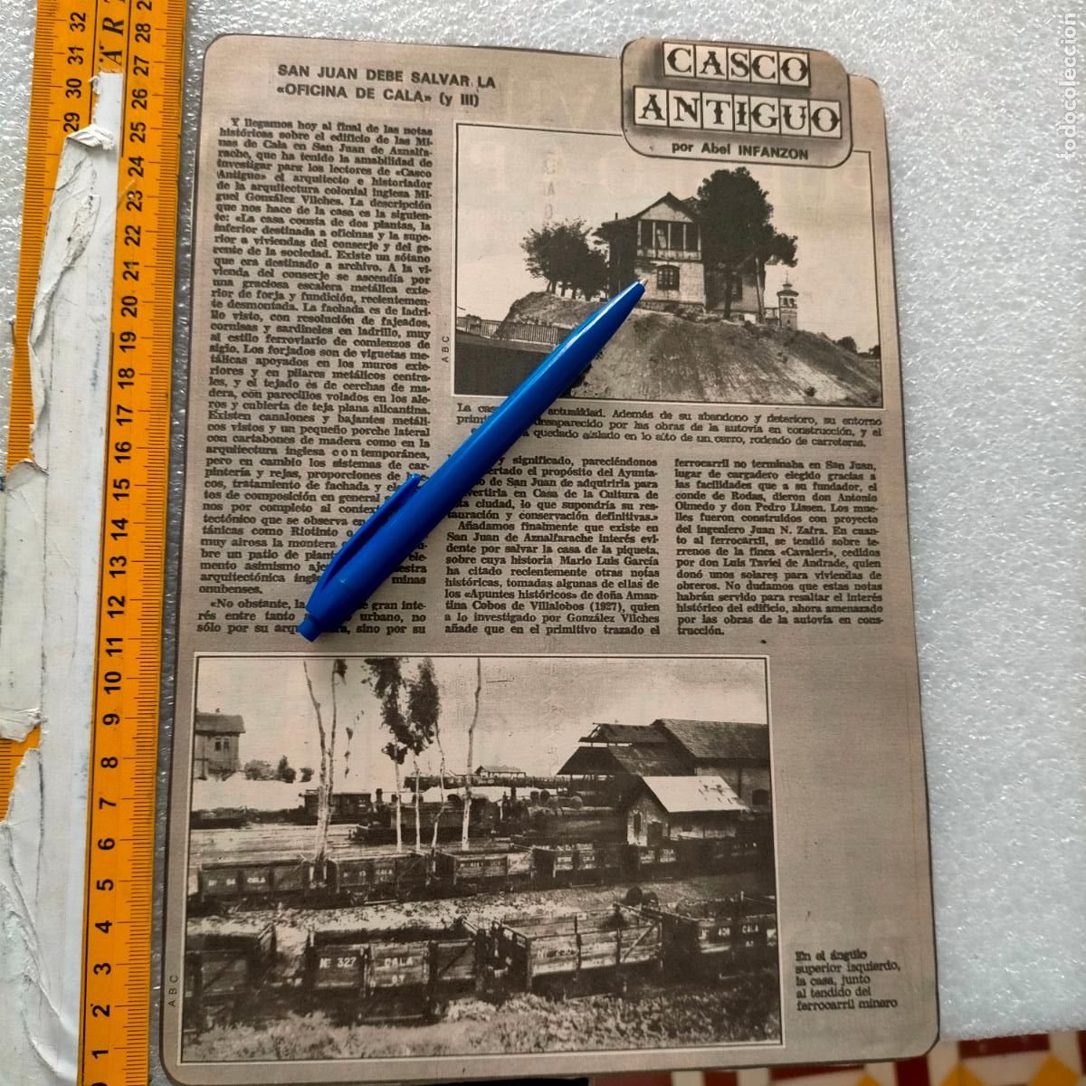 Colecionismo de Revistas e Jornais: NOTICIA SEVILLA CASCO ANTIGUO ANTONIO BURGOS - SAN JUAN - OFICINA DE CALA-