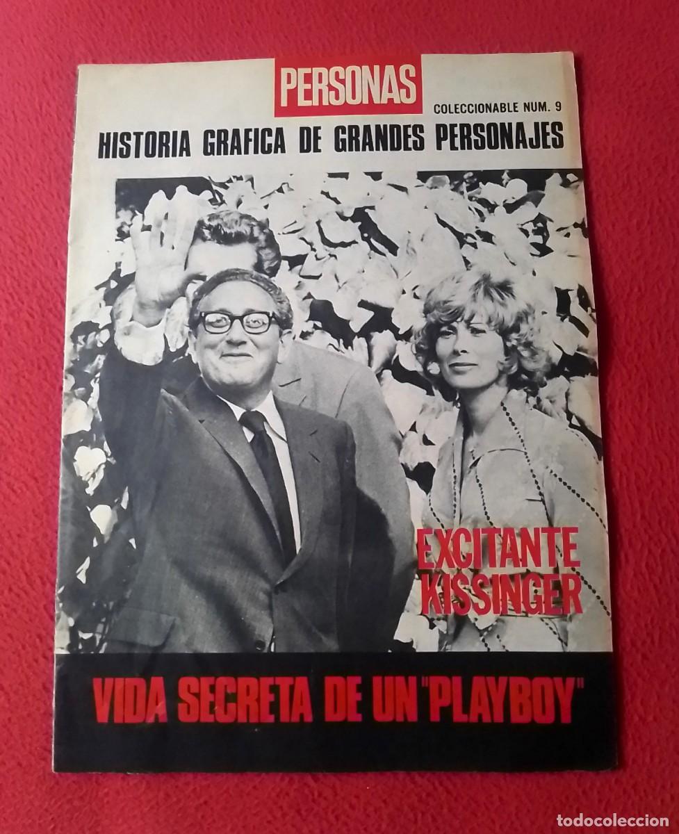 Coleccionismo de Revistas y Peri&oacute;dicos: ANTIGUA REVISTA COLECCIONABLE N&ordm; 9 PERSONAS HISTORIA GR&Aacute;FICA..EXCITANTE HENRY KISSINGER VIDA PLAYBOY