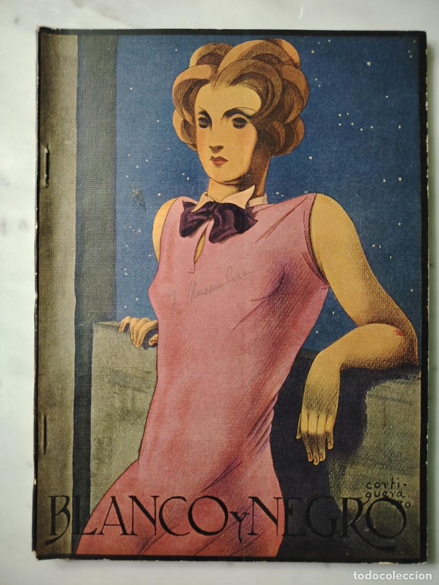 Coleccionismo de revistas y peri&oacute;dicos: Revista Blanco y Negro (lote de cuatro n&uacute;meros, a&ntilde;os 30)