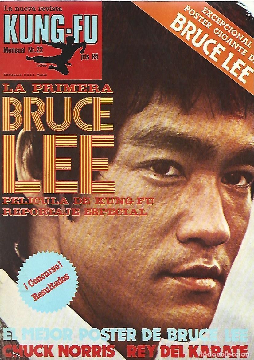 Coleccionismo de Revistas y Peri&oacute;dicos: Revista-Poster Kung-Fu 22, buen estado