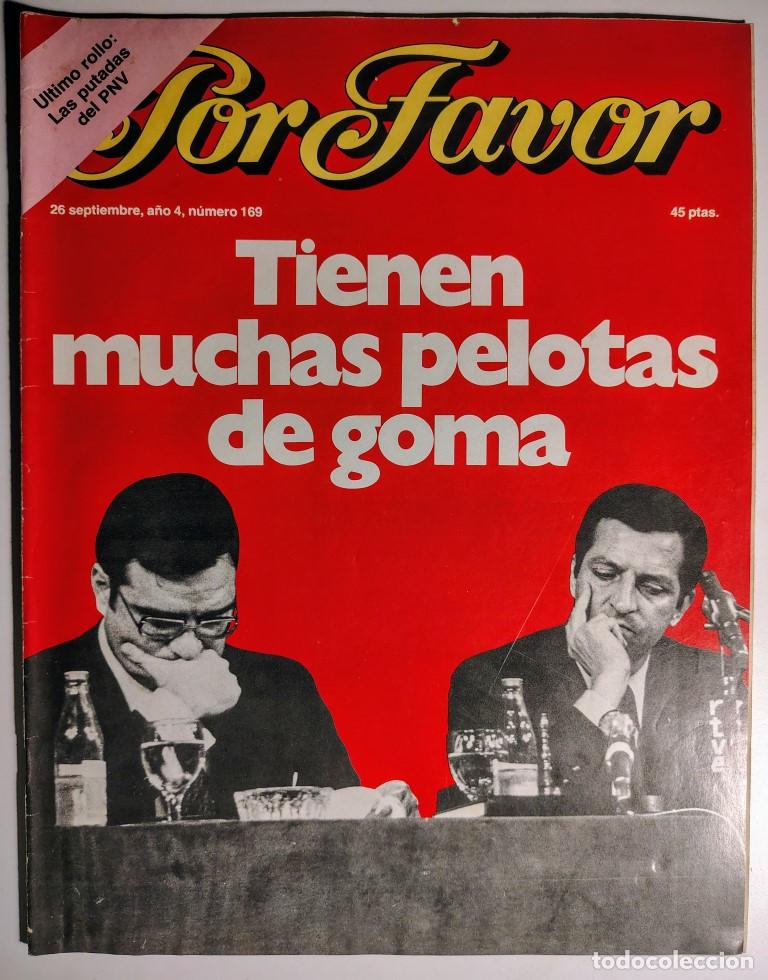 Colecionismo de Revistas e Jornais: Por favor. N&ordm; 169. 1977. Tienen muchas pelotas de goma