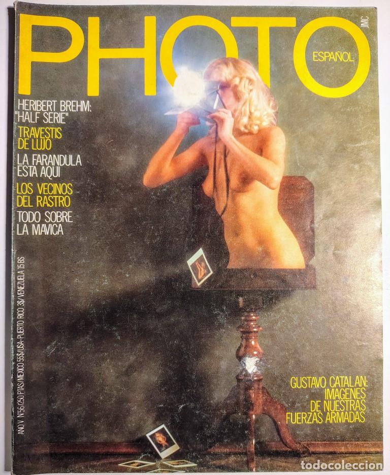Coleccionismo de Revistas y Peri&oacute;dicos: revista PHOTO n&ordm; 56 1981 Herbert Brehem/ Travestis de lujo/ La Mavica (espa&ntilde;ol)