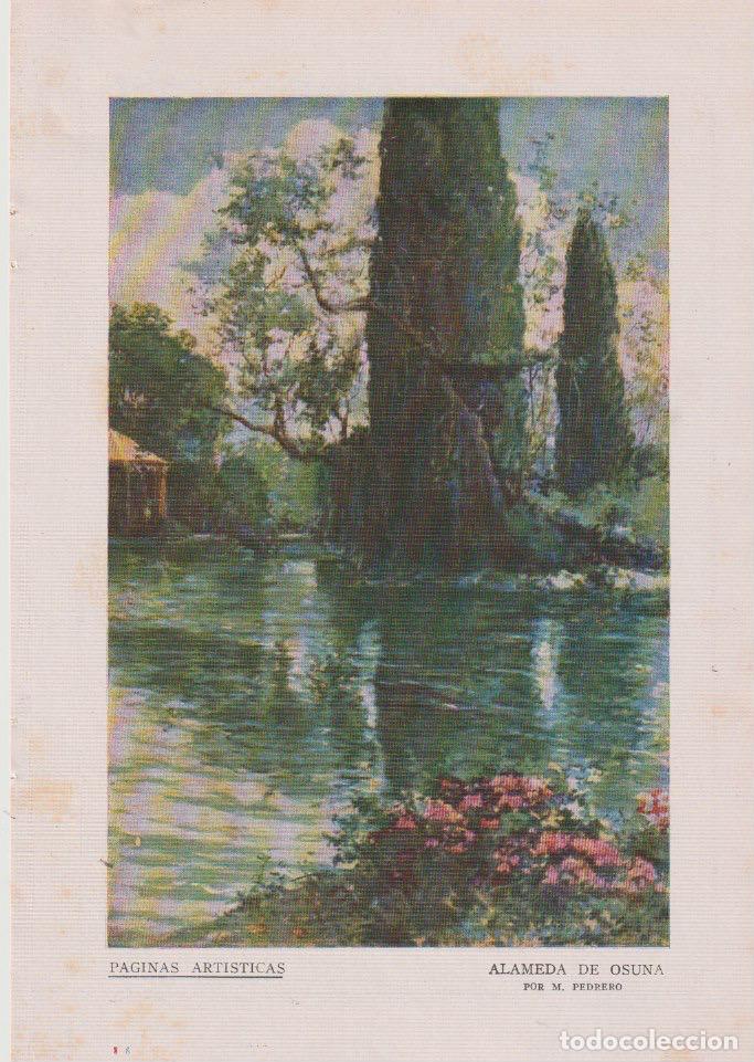 Coleccionismo de Revistas y Peri&oacute;dicos: Alameda de Osuna / ilustraci&oacute;n de M. Pedrero -1926