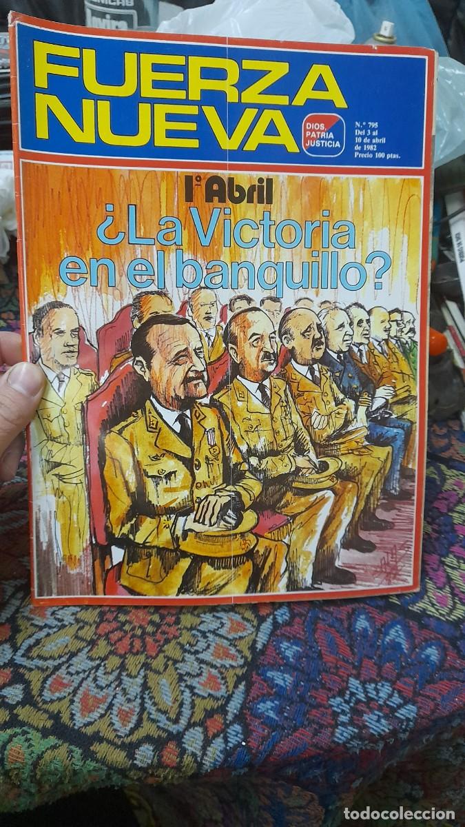 Coleccionismo de Revistas y Peri&oacute;dicos: Revista fuerza nueva 795 Tejero Rafael Manton de Le&oacute;n torero Zoilo Pertinez