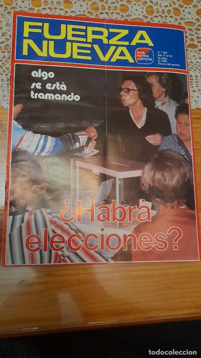 Coleccionismo de Revistas y Peri&oacute;dicos: Revista fuerza nueva 810 dios patria justicia f&uacute;tbol Espa&ntilde;a