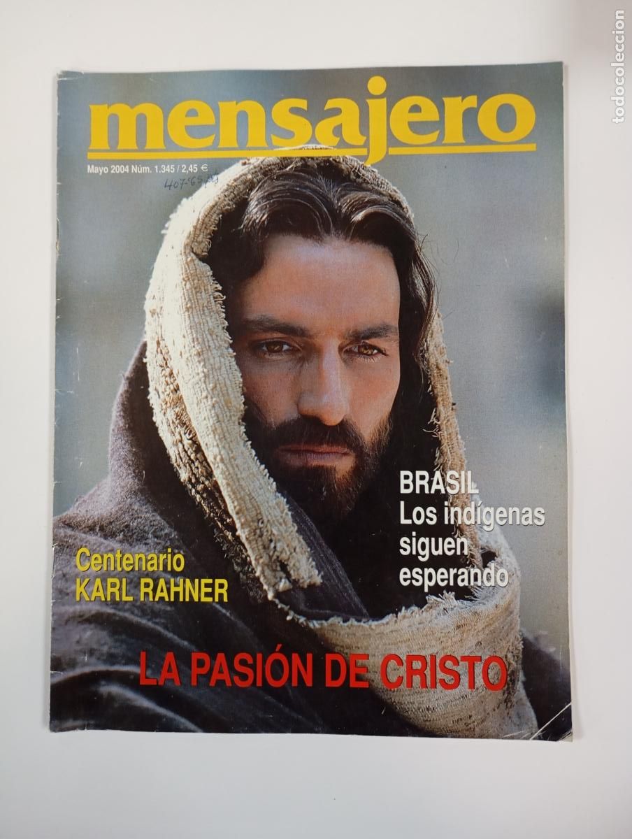 Collezionismo di Riviste e Giornali: REVISTA MENSAJERO N&ordm; 1345. MAYO 2004. CENTENARIO KARL RAHNER. LA PASI&Oacute;N DE CRISTO. TDKR25
