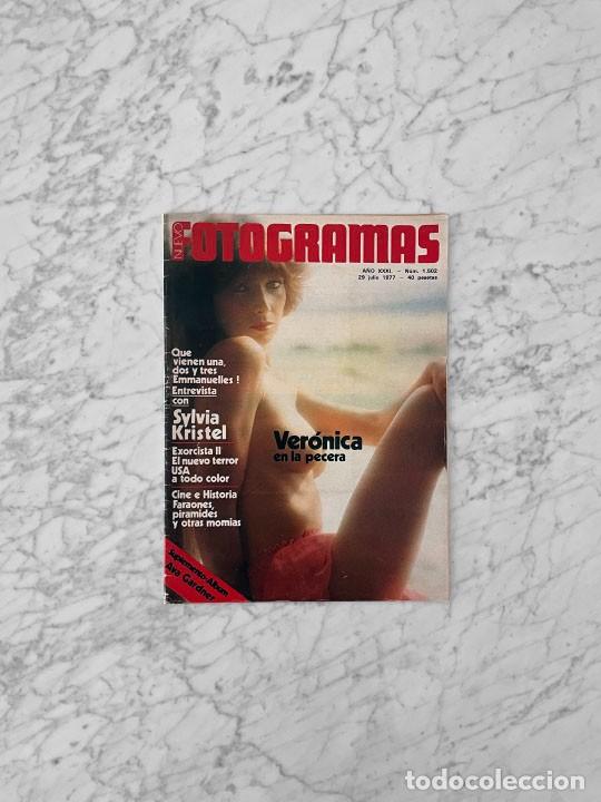 Coleccionismo de revistas y peri&oacute;dicos: FOTOGRAMAS - 1977 - VERONICA LLIMERA, SYLVIA KRISTEL, EMMANUELLE ARSAN, LOLA FLORES, CANET ROCK