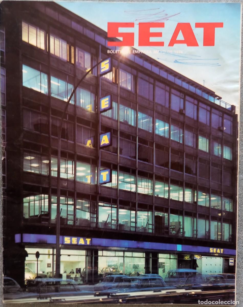 Coleccionismo de revistas y peri&oacute;dicos: SEAT. BOLETIN DE EMPRESA, Mayo de 1974