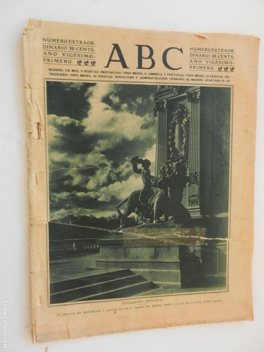 Coleccionismo de Revistas y Peri&oacute;dicos: ABC - N&Uacute;MERO DOMINICAL EXTRAORDINARIO - MARZO 1925- ASOCIACION DE LA CRUZ ROJA