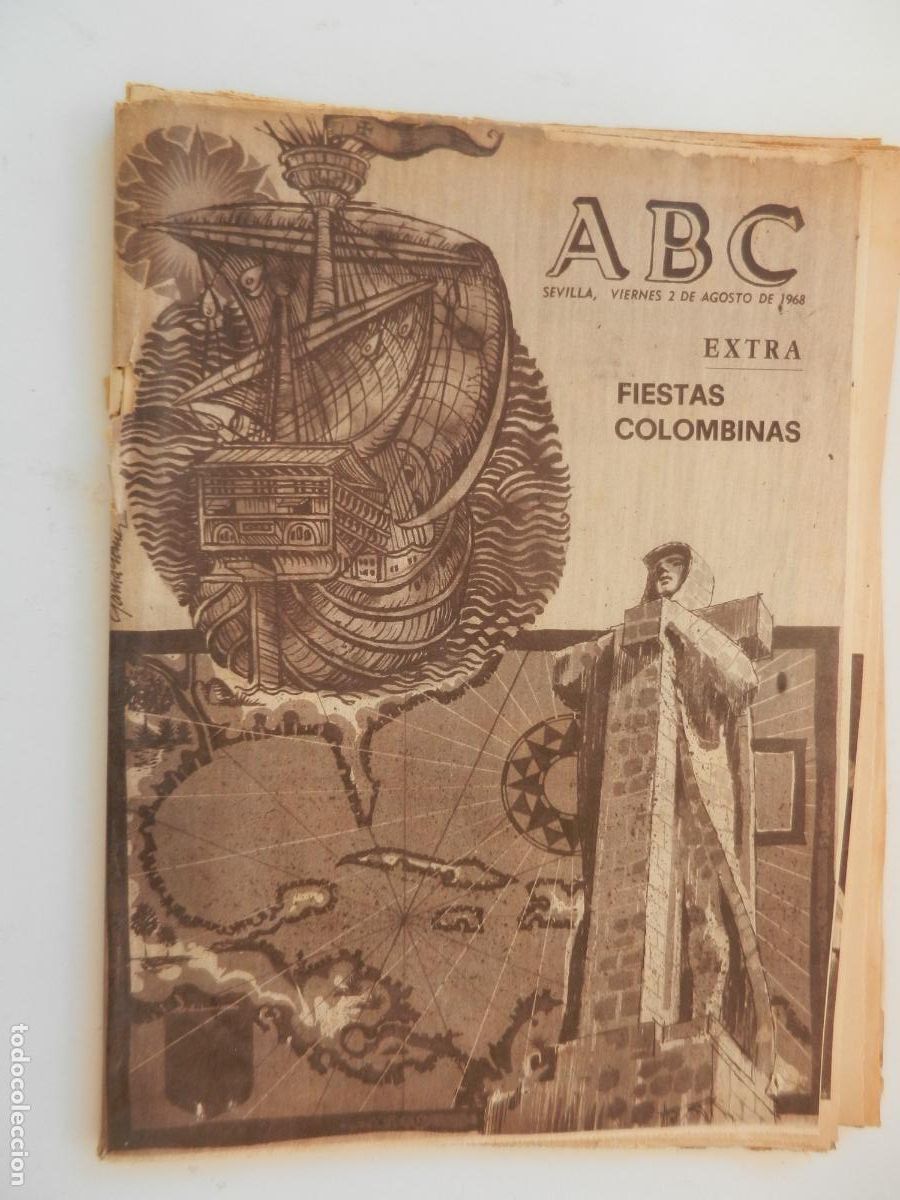 Coleccionismo de Revistas y Peri&oacute;dicos: ABC SEVILLA 02-08-1968- EXTRA FIESTAS COLOMBINAS