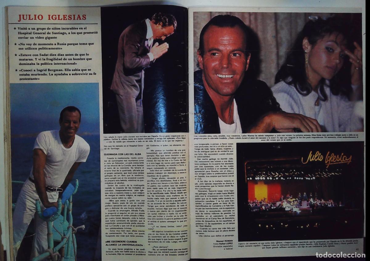 Coleccionismo de Revistas y Peri&oacute;dicos: JULIO IGLESIAS EN GALICIA