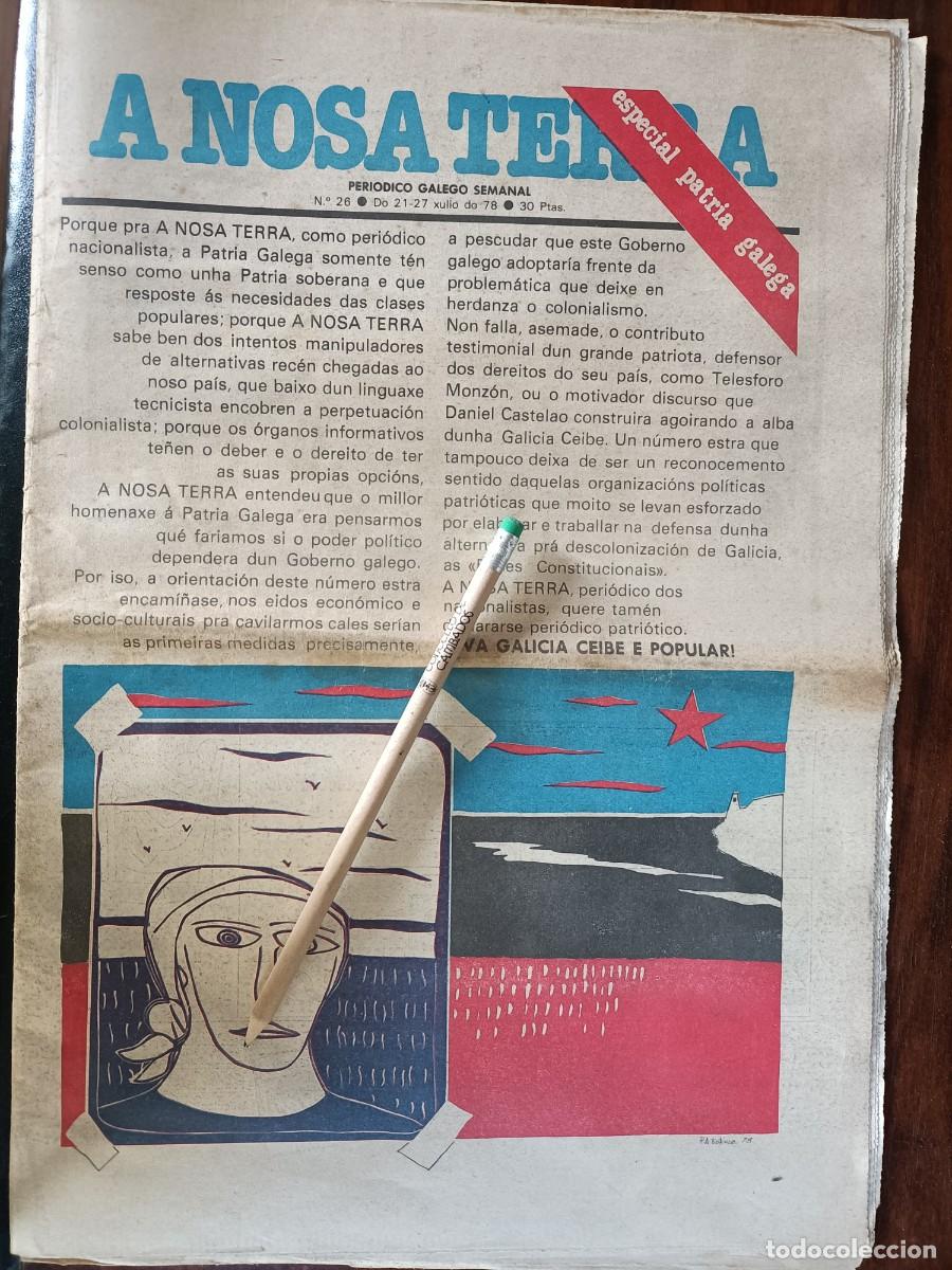 Coleccionismo de Revistas y Peri&oacute;dicos: A NOSA TERRA N&ordm; 26. ESPECIAL PATRIA GALEGA. 21 A 27 XULLO 1978