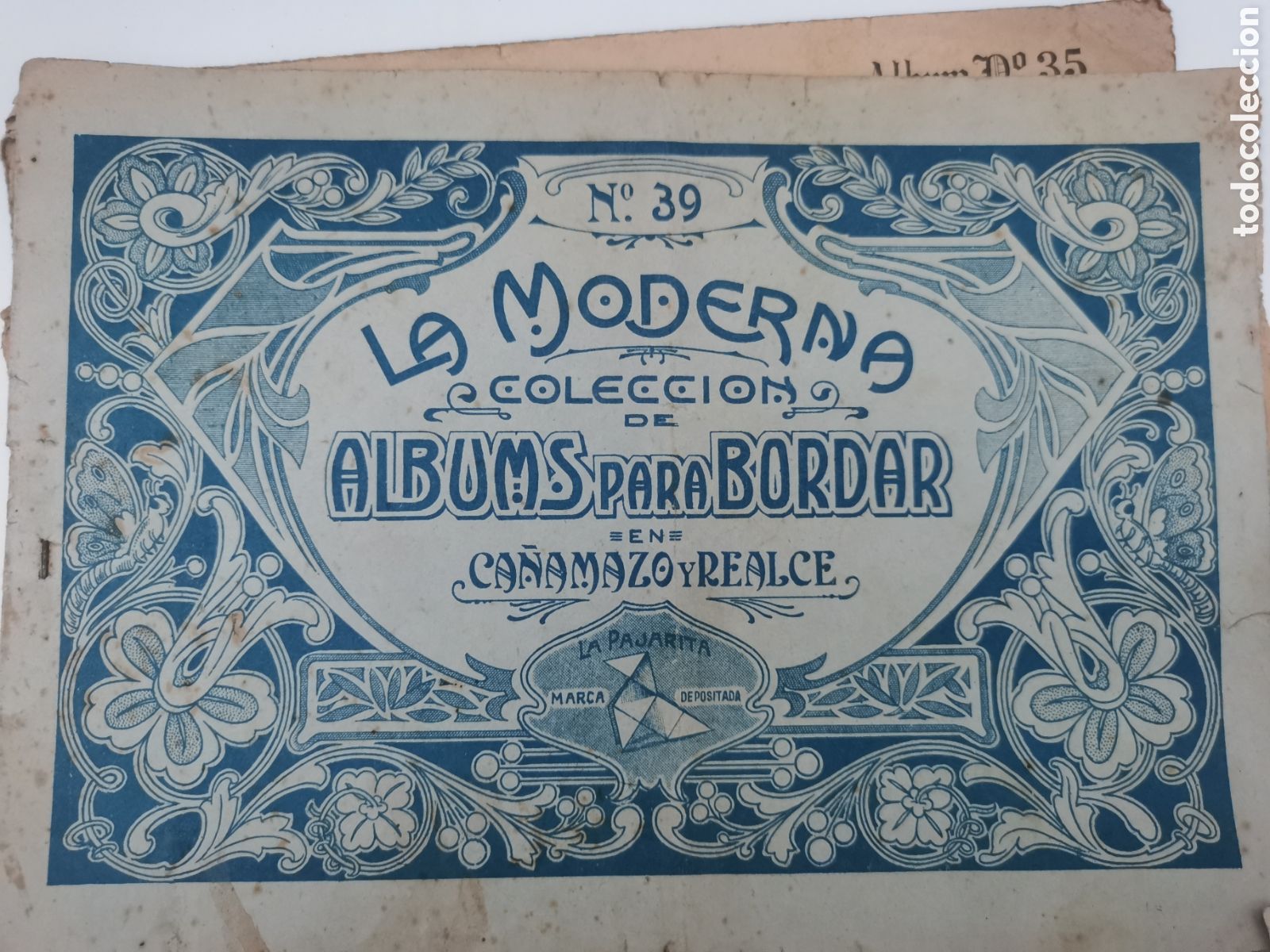 Collectionnisme de Revues et Journaux: La moderna. &Aacute;lbum para bordar num 39