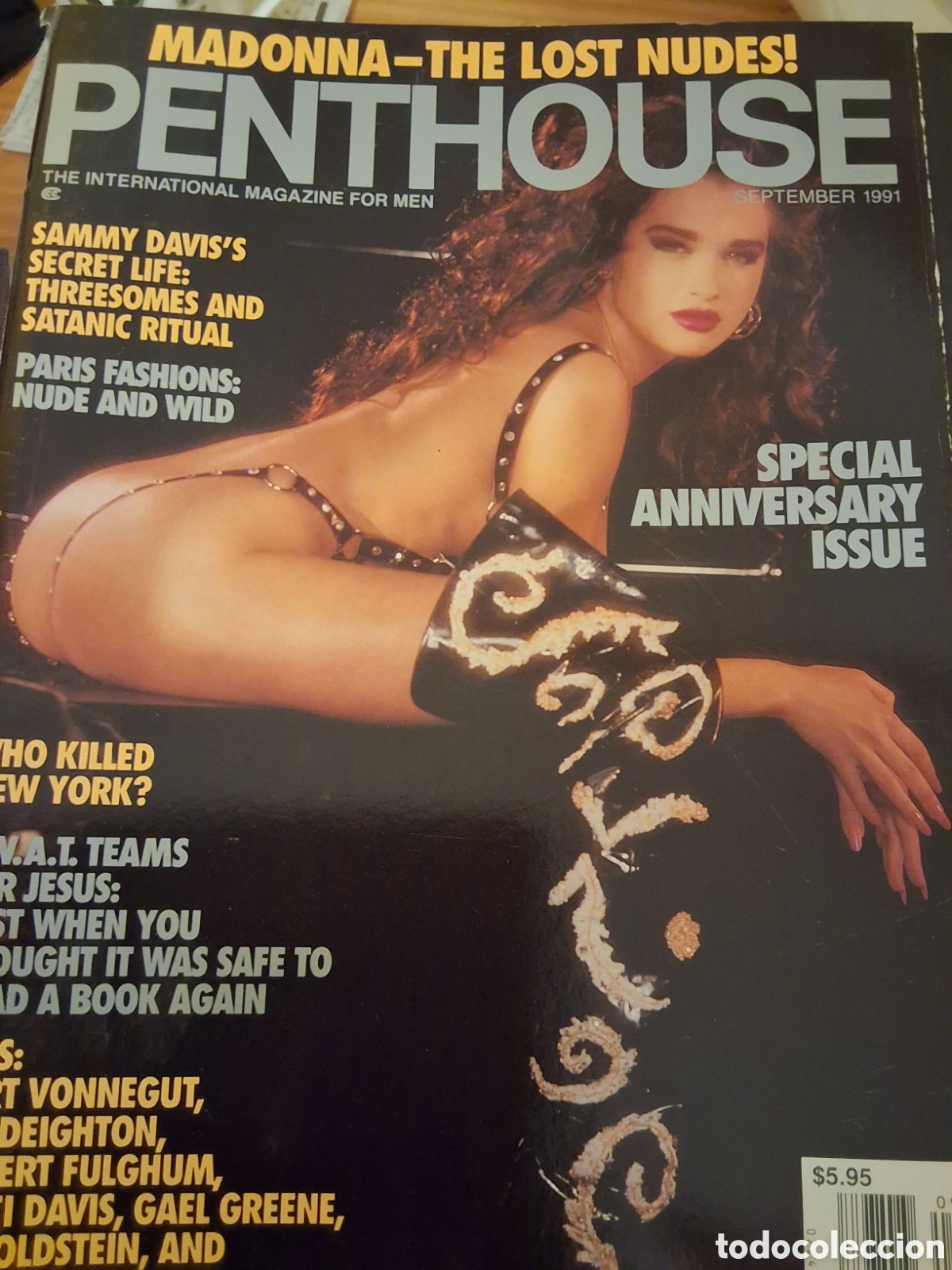 Coleccionismo de Revistas y Peri&oacute;dicos: Penthouse americano mensual revista er&oacute;tica desnudos mujeres 1991/9 Madonna