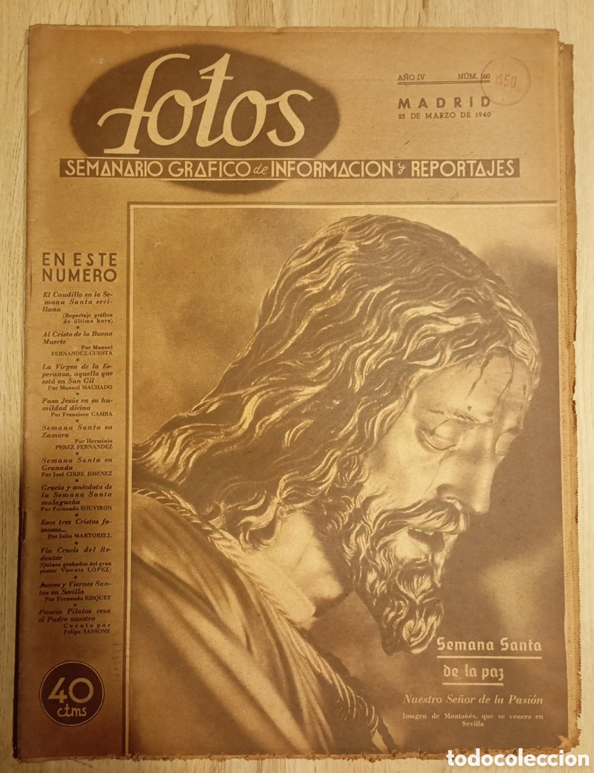 Coleccionismo de revistas y peri&oacute;dicos: Fotos semanario gr&aacute;fico de informaci&oacute;n y noticias