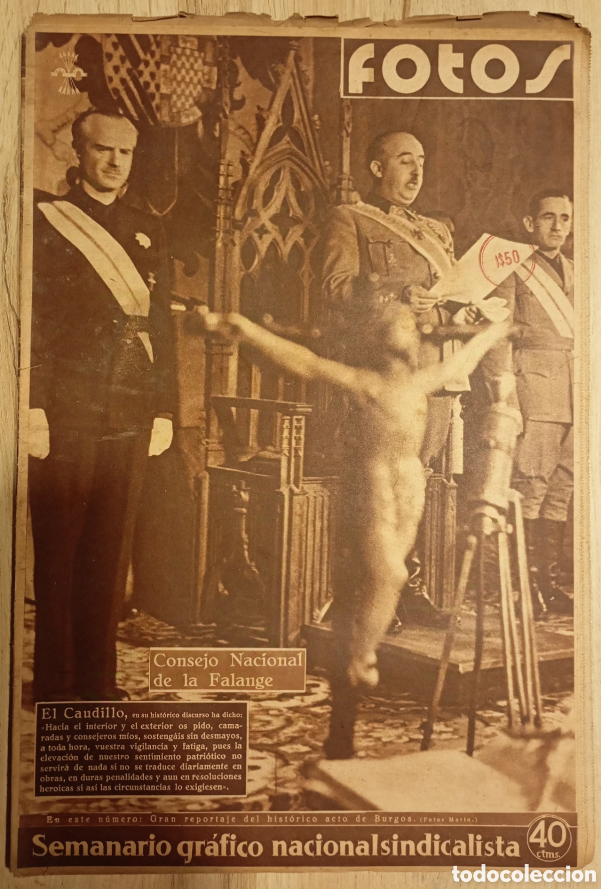 Coleccionismo de revistas y peri&oacute;dicos: Fotos semanario gr&aacute;fico de informaci&oacute;n y noticias