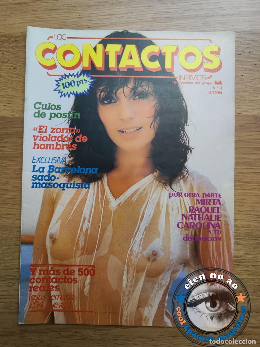 Collectionnisme de Revues et Journaux: LOS CONTACTOS INTIMOS # 3 1984 ~ Jackie JONES ~ Cheryl Ann TRAXLER ~ SADOMASOQUISMO ~Ver FOTOS