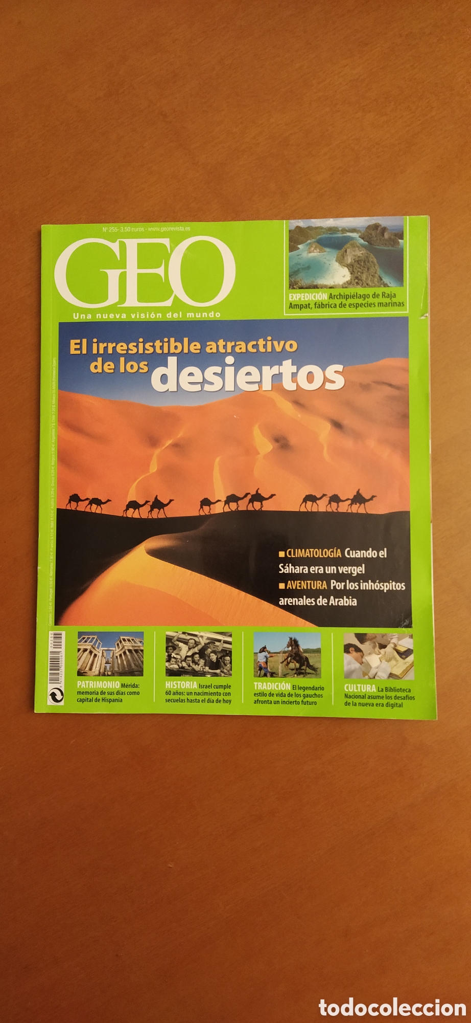 Sammeln von Zeitschriften und Zeitungen: Revista GEO n&uacute;mero 255