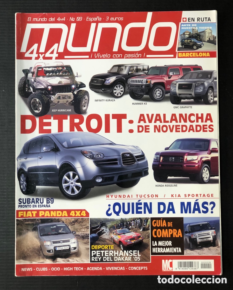 Coleccionismo de revistas y peri&oacute;dicos: El MUNDO DEL 4X4 JEEP HURRICANE INFINITI KURAZA HUMMER H3 GMC GRAPHYTE