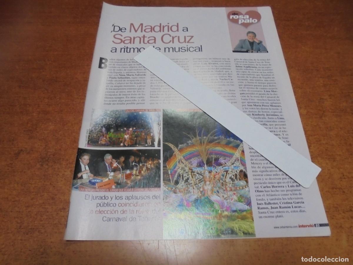 Coleccionismo de Revistas y Peri&oacute;dicos: CLIPPING 2005: LINA MORGAN JURADO. ESTHER CA&Ntilde;ADAS. SOF&Iacute;A MAZAGATOS. BLANCA ROMERO. BORIS IZAGUIRRE.