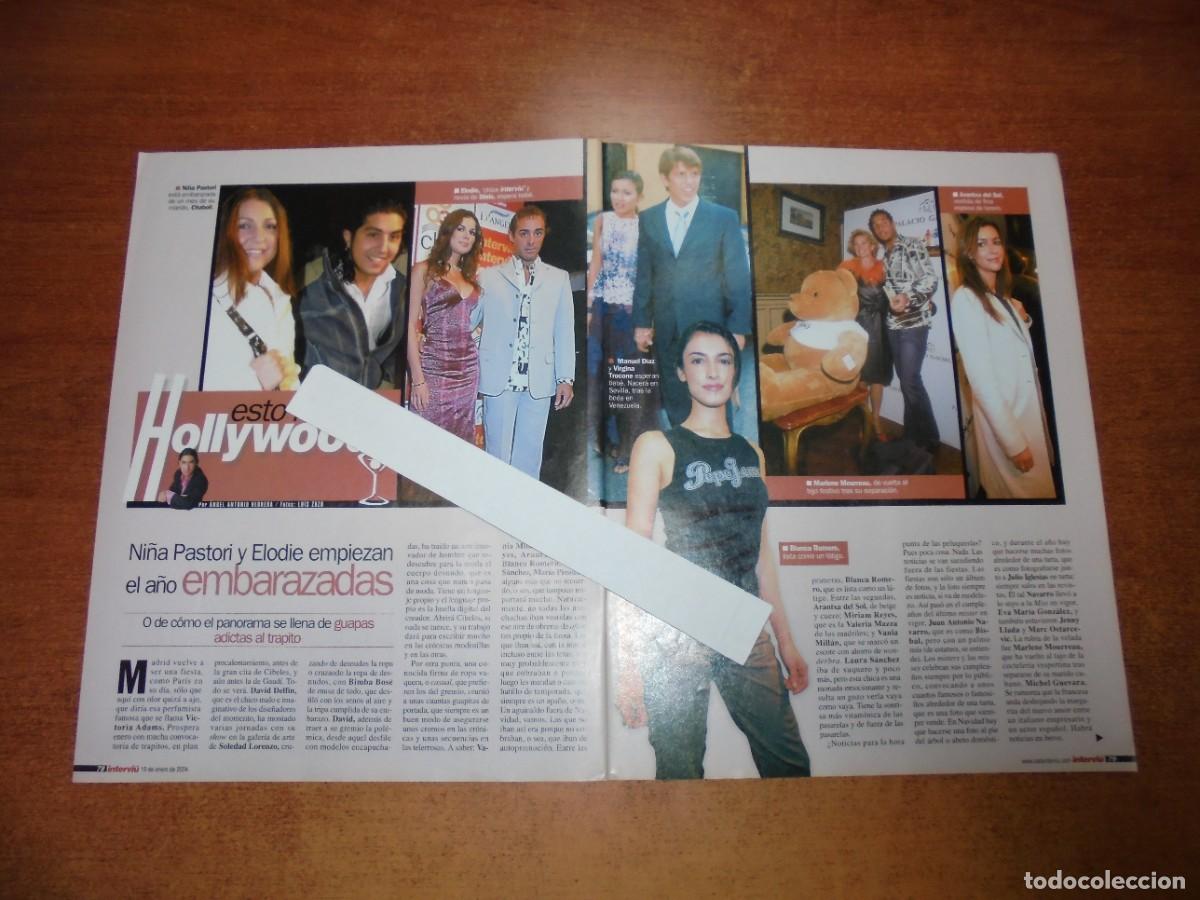 Coleccionismo de revistas y peri&oacute;dicos: CLIPPING 2004: KARINA. SANDRA IBARRA. BIMBA BOS&Eacute;. ARANTXA DEL SOL. NI&Ntilde;A PASTORI. MARLENE MORREAU.