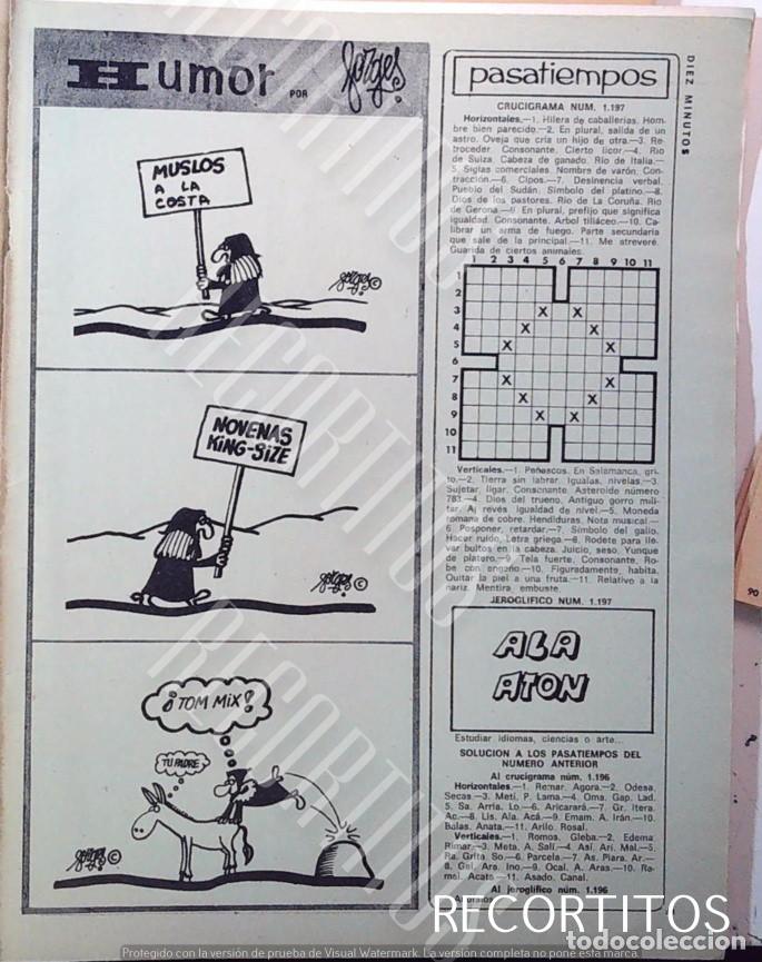 Collectionnisme de Revues et Journaux: FORGES HUMOR EN DIEZ MINUTOS 1974