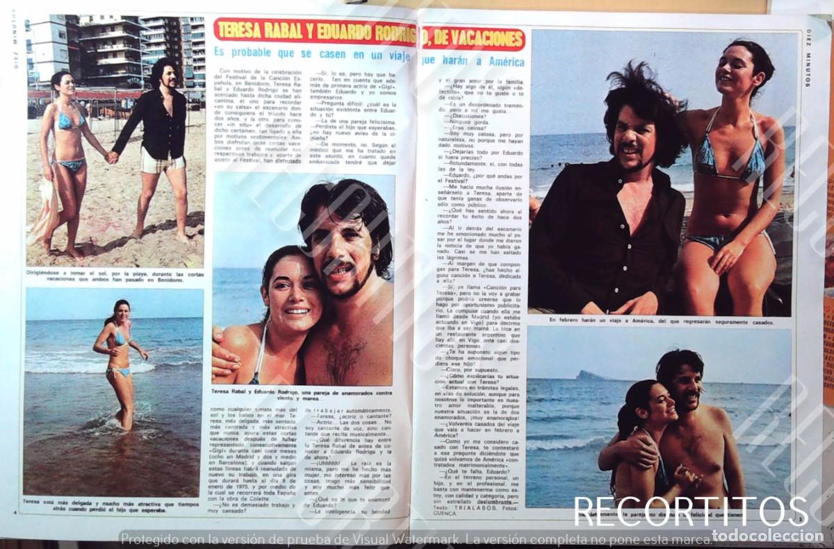 Collectionnisme de Revues et Journaux: TERESA RABAL EDUARDO RODRIGO