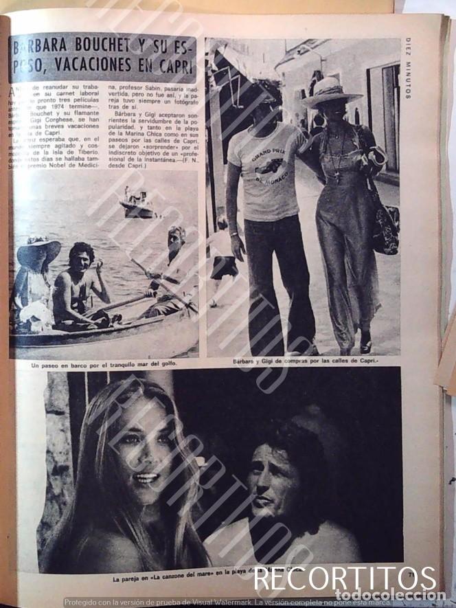 Collectionnisme de Revues et Journaux: BARBARA BOUCHET EN CAPRI