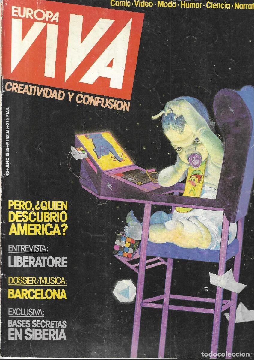 Colecionismo de Revistas e Jornais: REVISTA EUROPA VIVA - n&ordm; 2 - JUNIO 1985