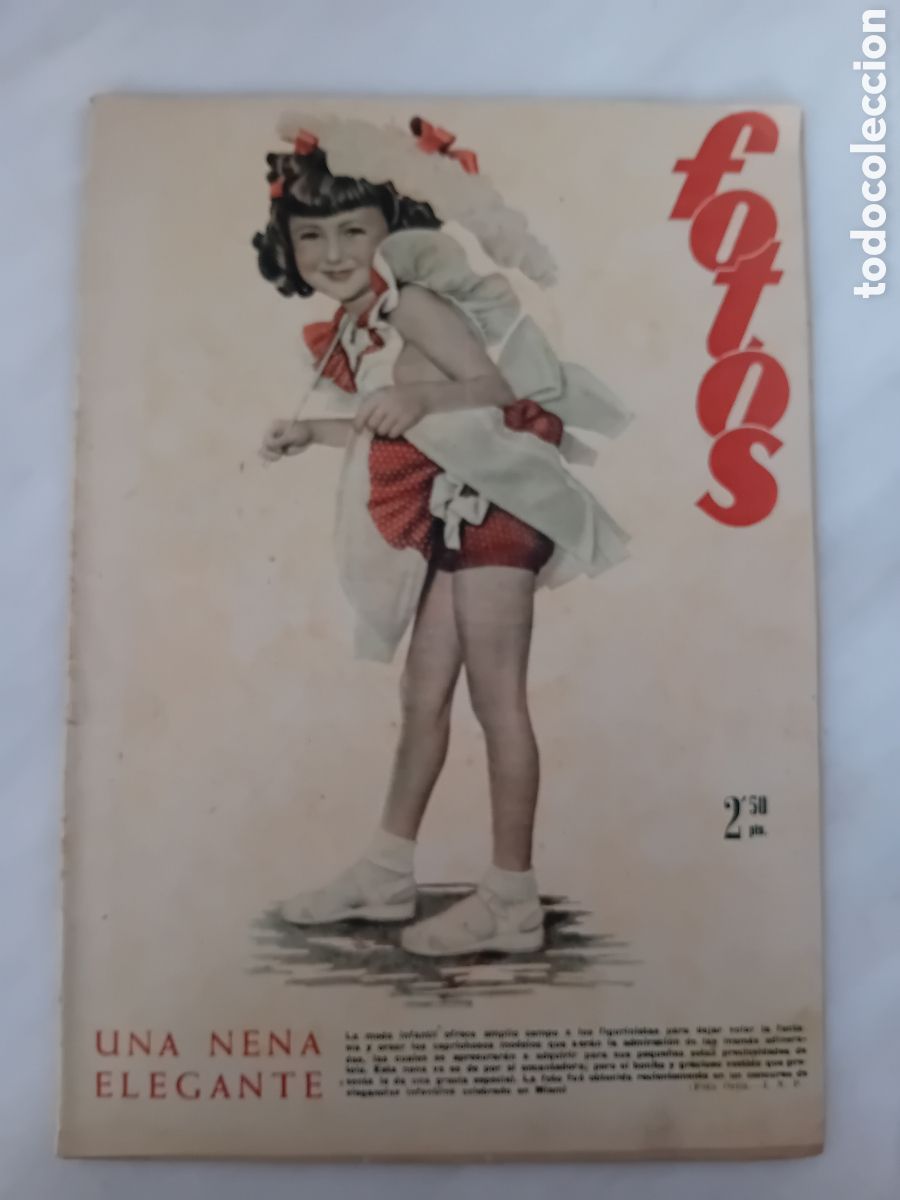 Collection Magazines and Newspapers: antigua revista Fotos seminario grafico Madrid a&ntilde;o 1949