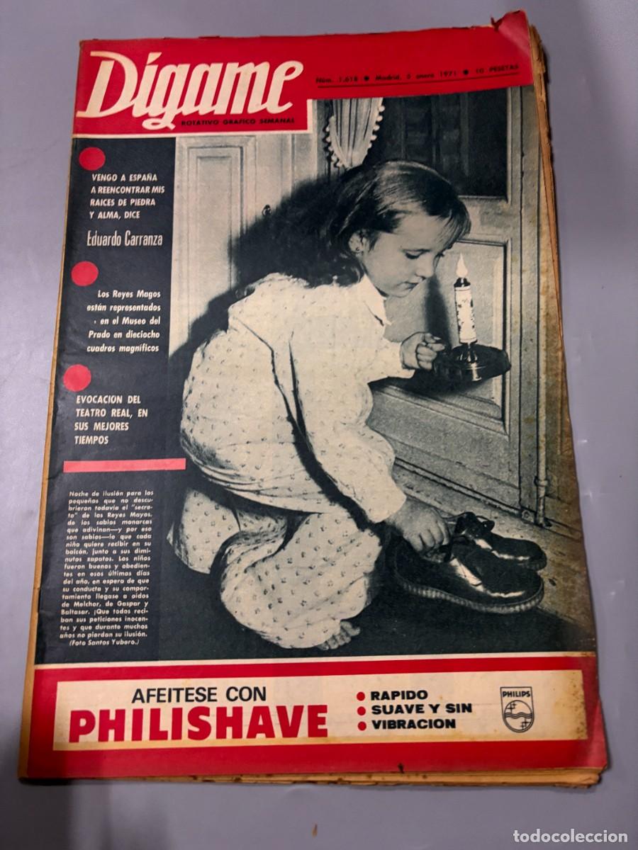 Coleccionismo de Revistas y Peri&oacute;dicos: D&Iacute;GAME. N&ordm; 1618. ENERO 1971. LOS REYES MAGOS REPRESENTADOS EN EL MUSEO DEL PRADO. LEER