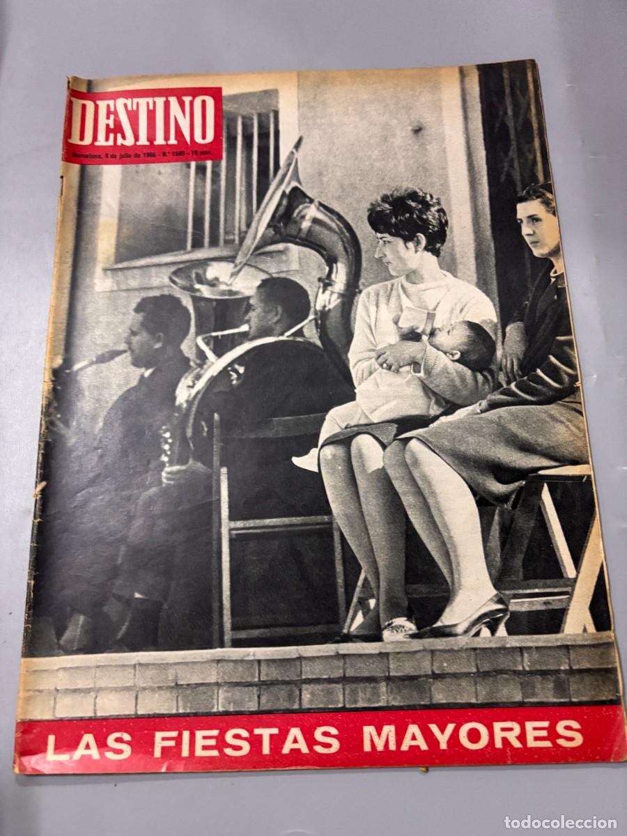 Coleccionismo de Revistas y Peri&oacute;dicos: REVISTA. DESTINO. N&ordm; 1509. JULIO 1966. CHURCHILL VISTO POR SU MEDICO. LEER