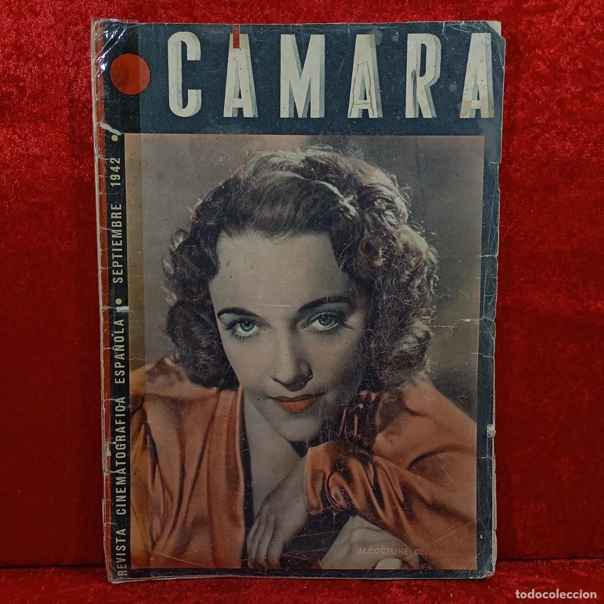 Collezionismo di Riviste e Giornali: C&Aacute;MARA - REVISTA CINEMATOGR&Aacute;FICA ESPA&Ntilde;OLA - SEPTIEMBRE 1942 - JACQUELINE DELUBAC / 14.956