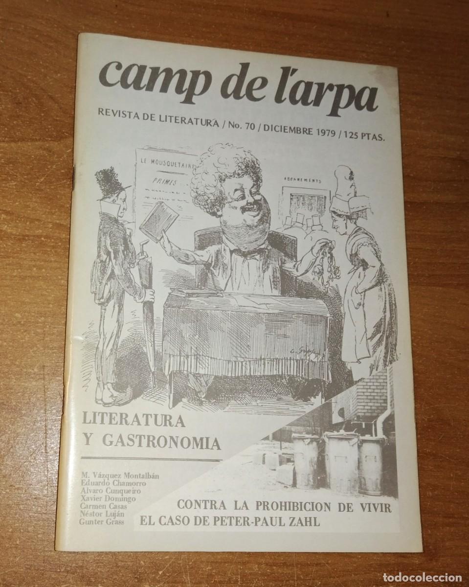 Collection Magazines and Newspapers: CAMP DE L'ARPA. REVISTA DE LITERATURA N.&ordm; 70, 1979 (GASTRONOM&Iacute;A Y LITERATURA, SHELLEY, CUNQUEIRO)