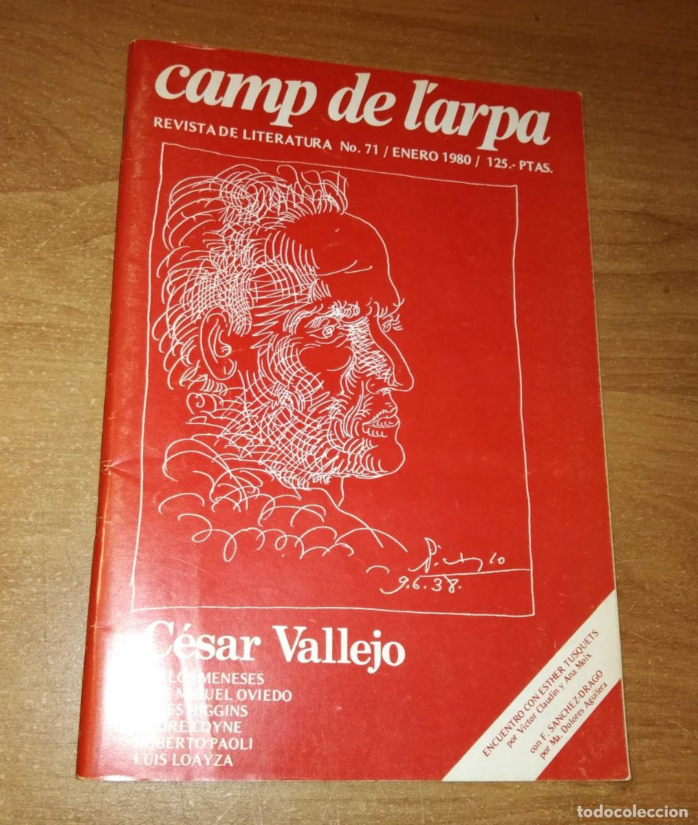 Collection Magazines and Newspapers: CAMP DE L'ARPA. REVISTA DE LITERATURA N.&ordm; 71, 1980 (C&Eacute;SAR VALLEJO, ESTHER TUSQUETS, S&Aacute;NCHEZ DRAG&Oacute;
