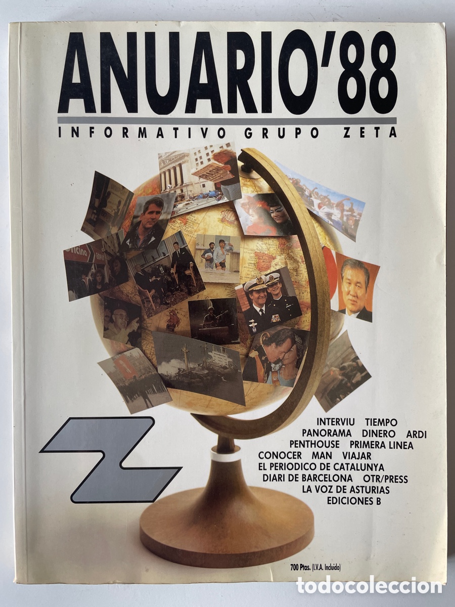 Coleccionismo de Revistas y Peri&oacute;dicos: Revista Anuario&rsquo;88 Informativo Grupo Zeta