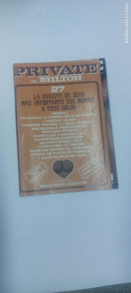 Coleccionismo de Revistas y Peri&oacute;dicos: Revista Private n&ordm; 27