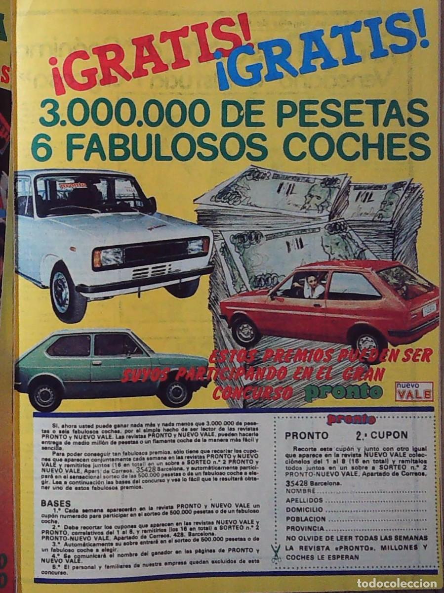 Coleccionismo de Revistas y Peri&oacute;dicos: seat panda pronto fiat sorteo coche pronto 1979