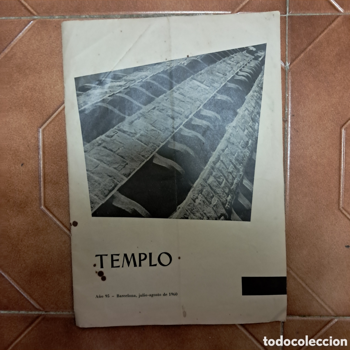 Coleccionismo de revistas y peri&oacute;dicos: TEMPLO a&ntilde;o 95 - Barcelona, julio agosto de 1960