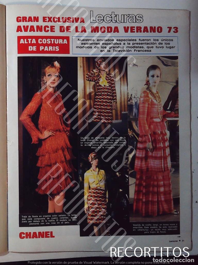 Collectionnisme de Revues et Journaux: moda verano 73 chanel balmain lanvin patou givenchy ungaroricci