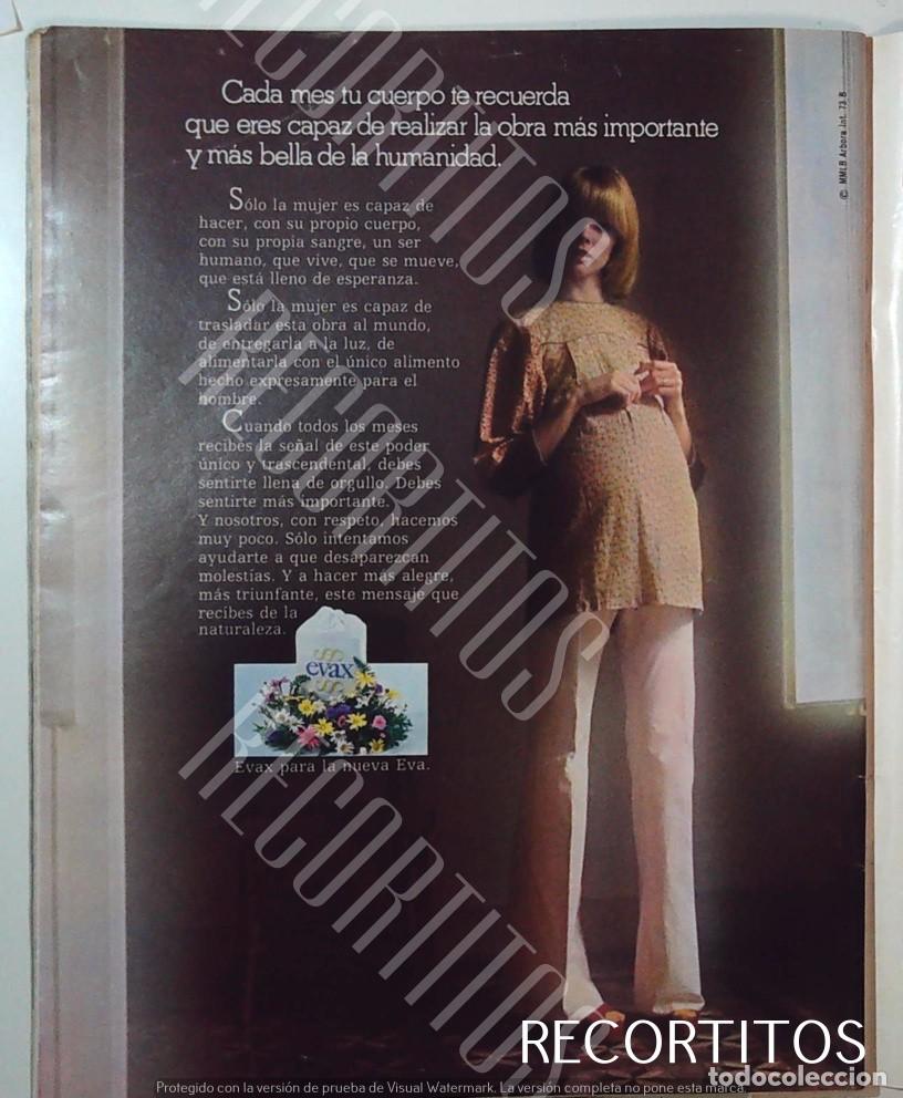 Coleccionismo de Revistas y Peri&oacute;dicos: EVAX COMPRESAS ANUNCIO PUBLICIDAD