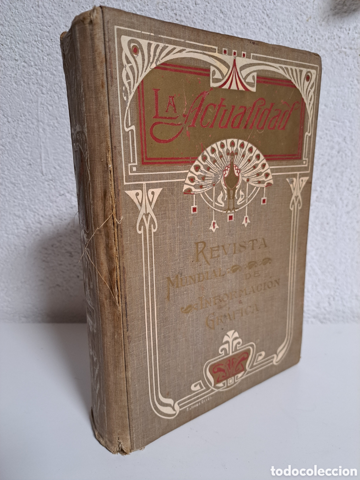 Coleccionismo de Revistas y Peri&oacute;dicos: 'LA ACTUALIDAD' A&Ntilde;O COMPLETO 1908 - REVISTA MUNDIAL DE INFORMACION GR&Aacute;FICA