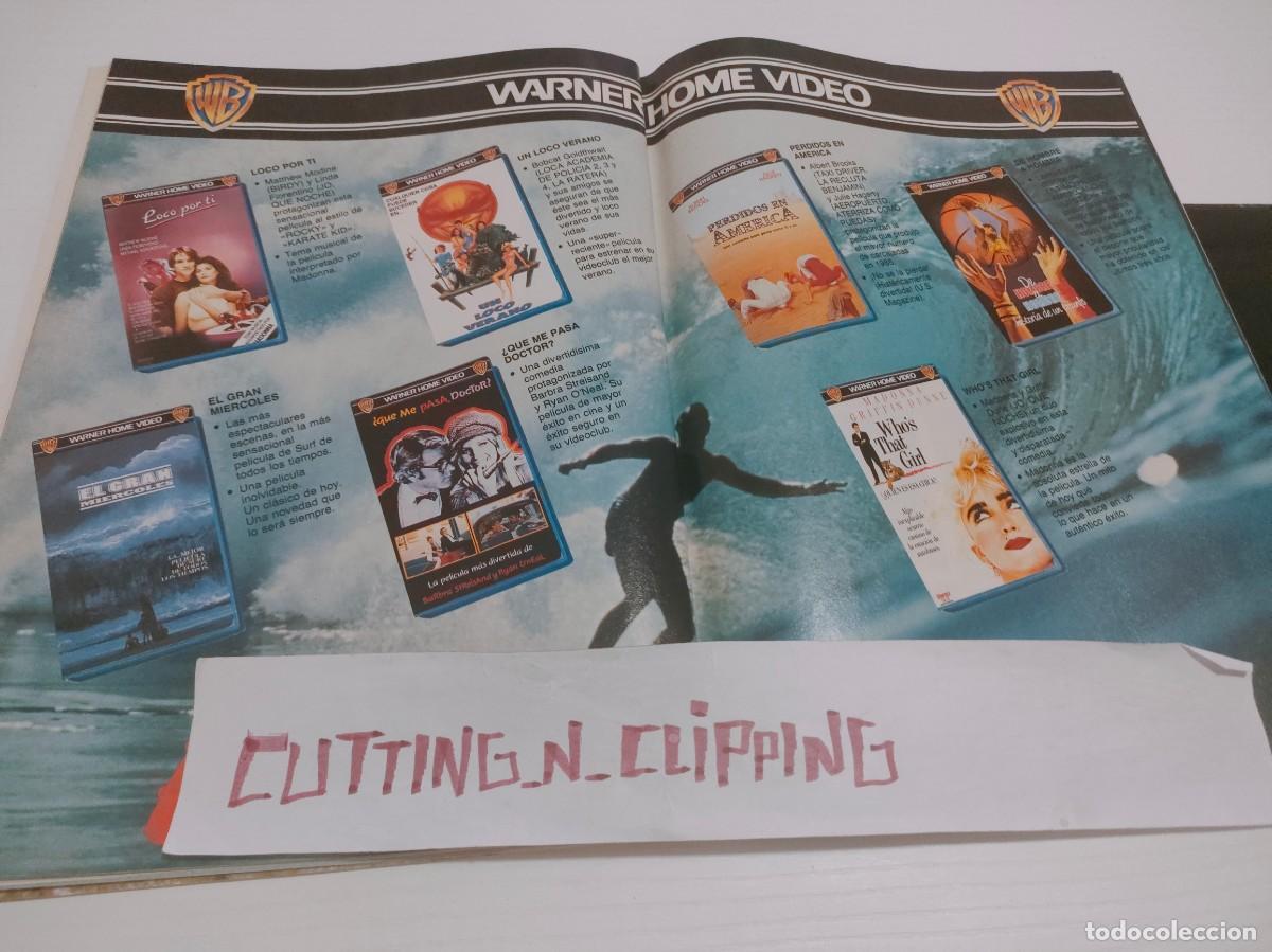 Coleccionismo de Revistas y Peri&oacute;dicos: Clipping RF8806 PUBLICIDAD VIDEO MADONNA, WARNER BROS
