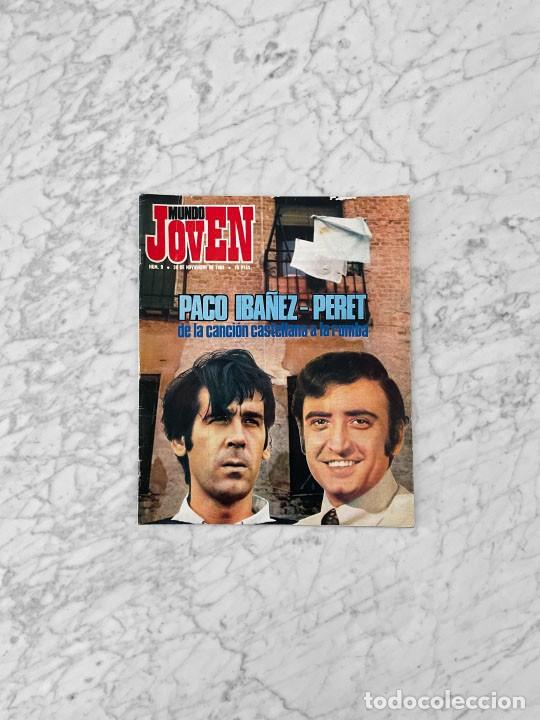 Coleccionismo de Revistas y Peri&oacute;dicos: MUNDO JOVEN - 1968 - GIANNI MORANDI, PERET, PACO IBA&Ntilde;EZ, OHIO EXPRESS, EL CORDOBES, TINA MAGUY BANON