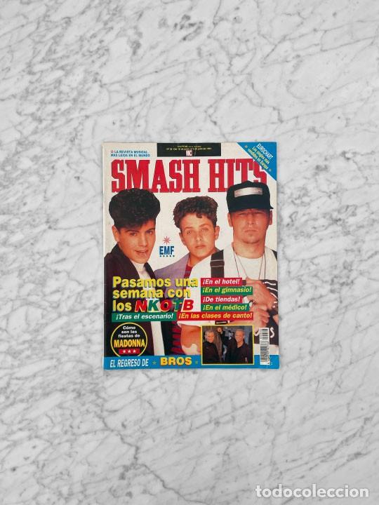 Coleccionismo de Revistas y Peri&oacute;dicos: SMASH HITS - 1991 - NKOTB, LOCOMIA, BROS, MADONNA, KYLIE MINOGUE, C+C MUSIC FACTORY, GLORA ESTEFAN