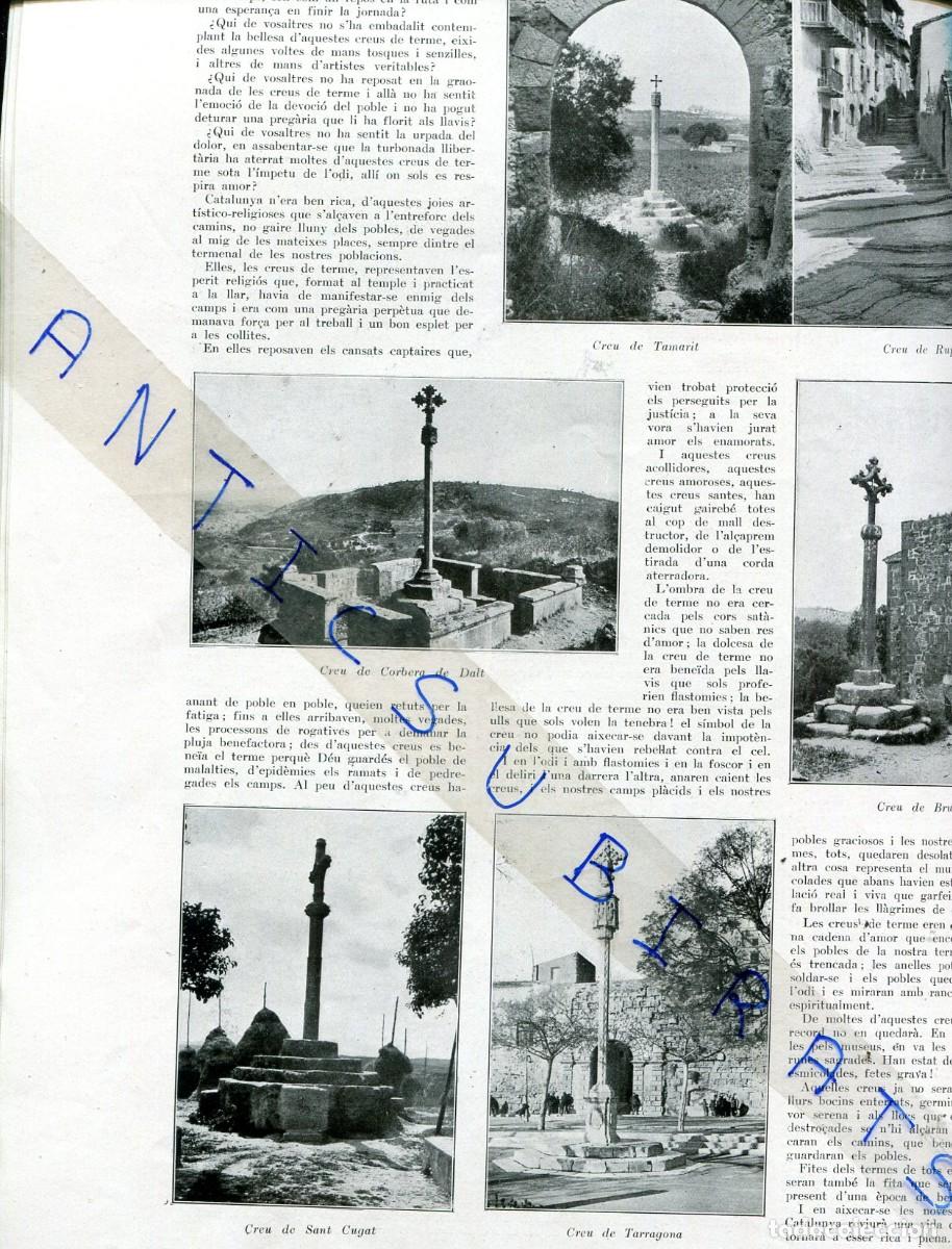 Coleccionismo de revistas y peri&oacute;dicos: REVISTA ANY 1935 CREU DE TERME CORBERA DE DALT TAMARIT RUPIT BRUGUES SANT CUGAT TARRAGONA